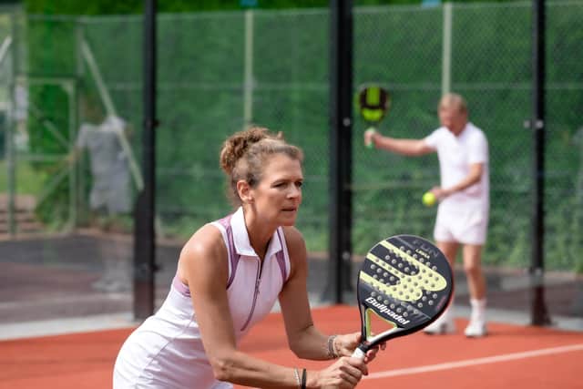 Game4Padel’s series c investment round has bolstered its investor base, which includes Ms Croft. Picture: Daniel K Clarke.