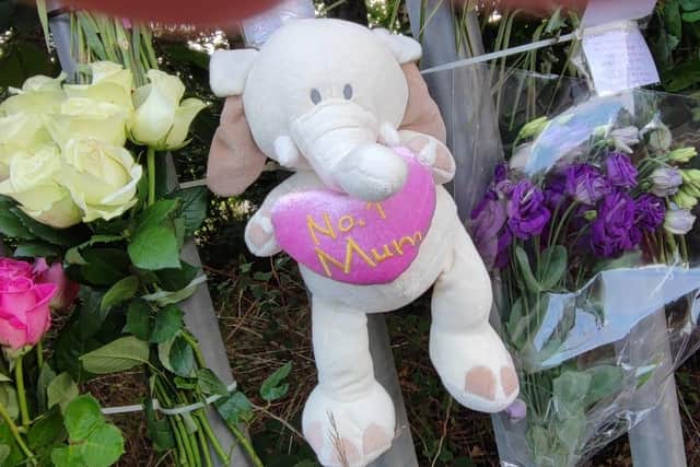 Teddy among tributes laid for the pensioner