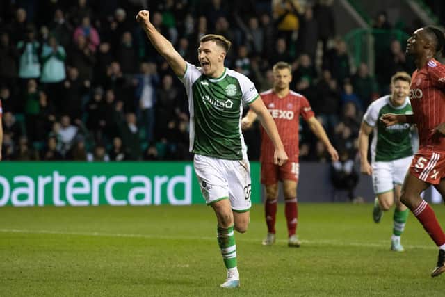 Josh Campbell has shown a predilection for scoring against Aberdeen. He's got five goals against them, including a hat-trick, so far this season. Picture: SNS