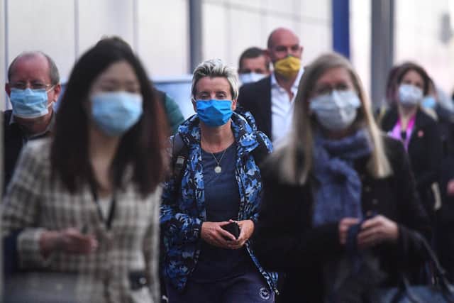 Face coverings on public transport are mandatory in Scotland