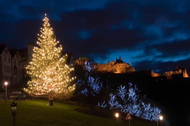 Edinburgh's Christmas tree is set to be put up on the Mound.