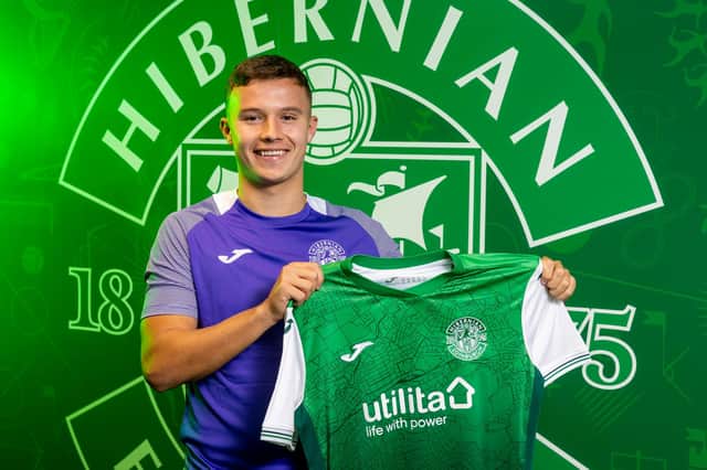 Dylan Tait has joined Hibs on a four-year deal