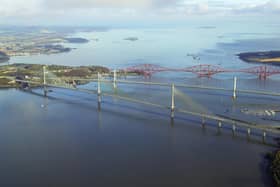 More flights could use the Forth under the airspace changes. Picture: Ken Whitcome/Aerial Photography Solutions