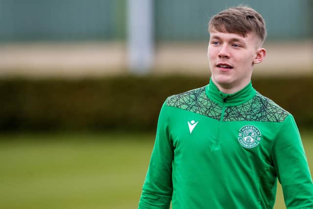 Josh O'Connor made his debut for Hibs last season but hasn't featured for the first-team yet this campaign. Picture: SNS