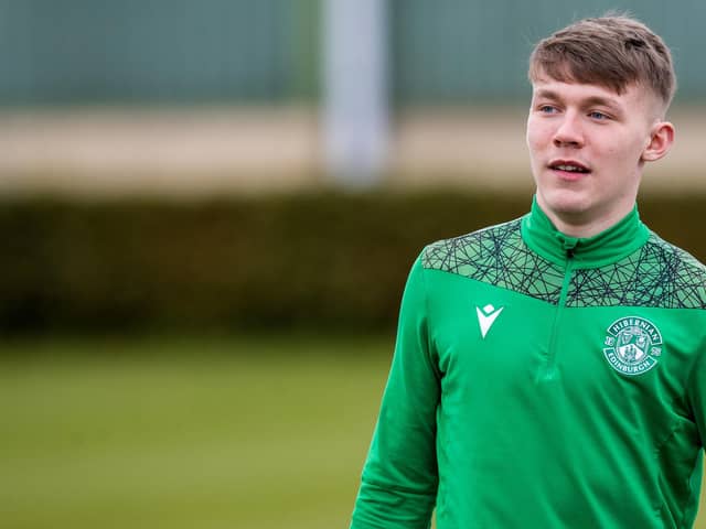 Josh O'Connor made his debut for Hibs last season but hasn't featured for the first-team yet this campaign. Picture: SNS