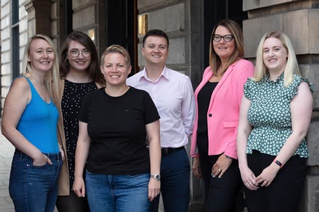 Some of the team at Edinburgh-based ExecSpace.