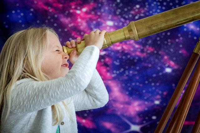National Museums Scotland on Chambers Street Half Term: Galleries and Galaxies from February 13-18. Make a space monster at the museum's craft station and drop by the Spark Cart for some intergalactic demos and object handling. You can also book a ticket for a Cosmos Planetarium Show on Fri 17 and Sat 18 February at https://www.nms.ac.uk/exhibitions-events/events/national-museum-of-scotland/pop-up-planetarium-shows/, or book to make your own Space themed electronic gadget with Madlab on Mon 13 and Tue 14 February by going to https://www.nms.ac.uk/exhibitions-events/events/national-museum-of-scotland/madlab-electronic-workshops/.
Photograph by Ruth Armstrong.
