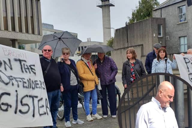 East Lothian crime news: Angry Musselburgh residents hold protest over convicted child sex offender being housed in street