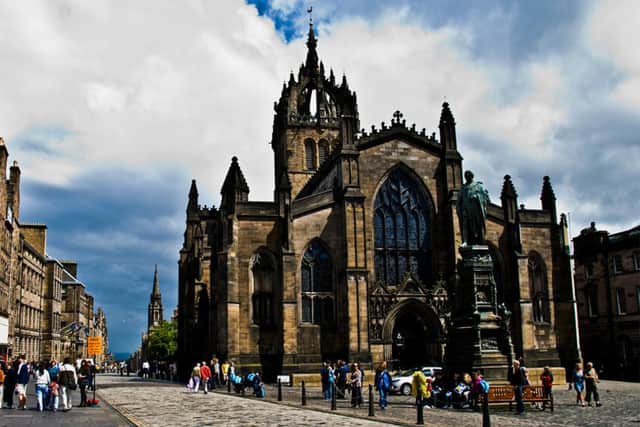 St Giles’ Cathedral in Edinburgh.