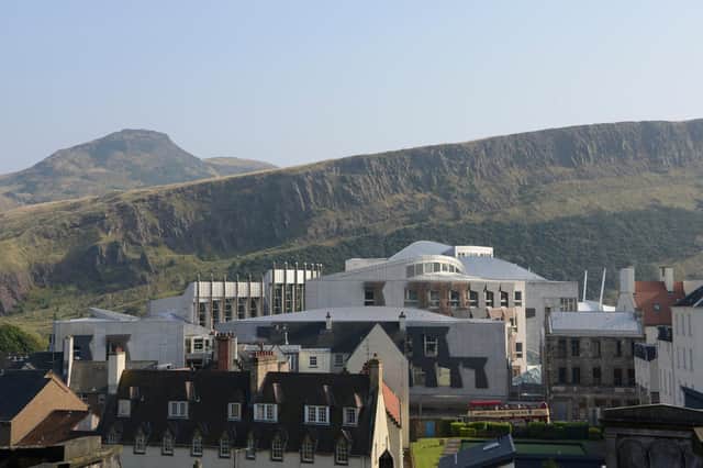 The Scottish Parliament building. Picture: Andrew O'Brien.