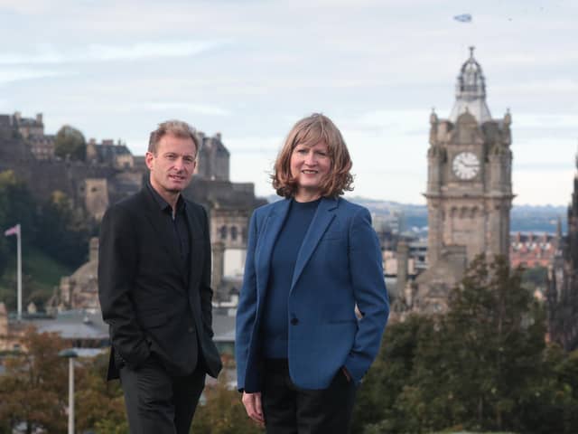Alan Wise and Clare Wareing of Edinburgh-based Cumulus Oncology. Picture: Stewart Attwood