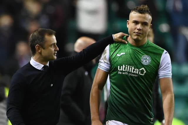 Hibs manager Shaun Maloney was also impressed with Ryan Porteous