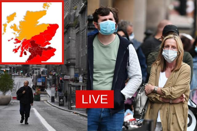 New restrictions come into force in the form of tiered levels across the country's different local authorities picture: JPI Media