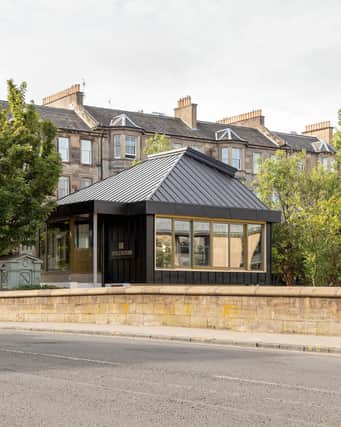 The Tollhouse, situated at Brandon Terrace in Canonmills, has been converted from former public toilets