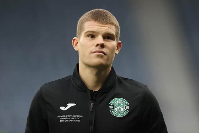 Chris Mueller has joined up with Hibs team-mates after his move from Orlando City. (Photo by Alan Harvey / SNS Group)
