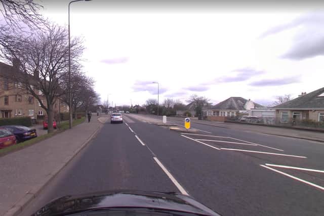 Telford Road, Edinburgh, where one of the crashes happened on Tuesday picture: Google maps