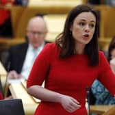 Finance Secretary Kate Forbes says she doesn't recognise claims from Scottish local authorities that they are around £100m short from where they need to be, writes John McLellan.  Picture: Andrew Cowan/Scottish Parliament/Getty.