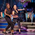 Nicola Adams (left) and Katya Jones during the launch show for the BBC1 dancing contest, Strictly Come Dancing.