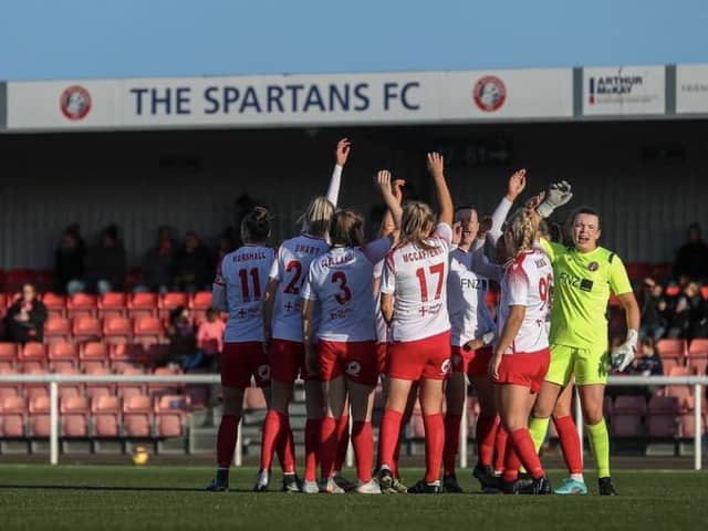 Spartans got to the semi-finals of the SWPL Cup last season. Credit: Spartans Women