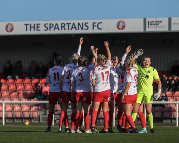 Spartans got to the semi-finals of the SWPL Cup last season. Credit: Spartans Women