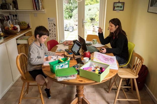Working from home is more convenient for some but humans are social animals (Picture: Oli Scarff/AFP via Getty Images)