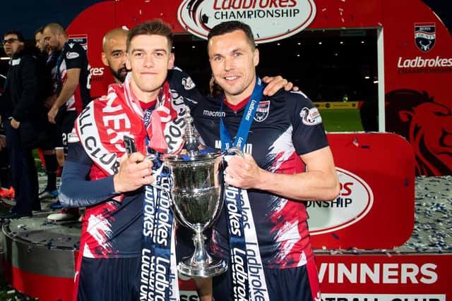 Cowie had two spells at Ross County and helped the Staggies win the Championship in 2019. Picture: SNS