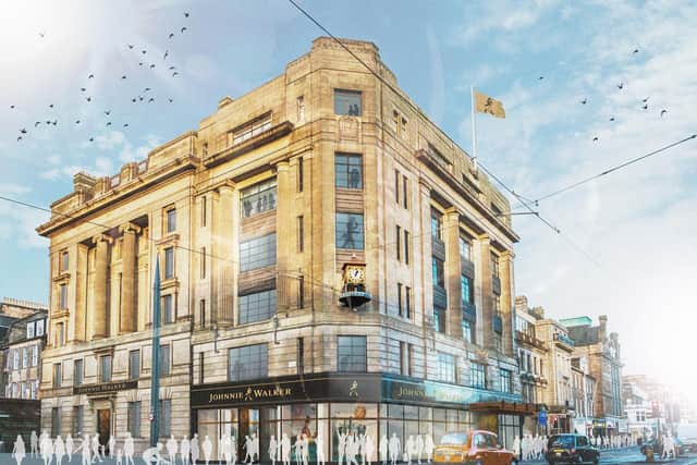 The former House of Fraser store is being converted into the Johnnie Walker whisky centre