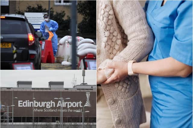 A drive-through testing centre is being set up at Edinburgh Airport.
