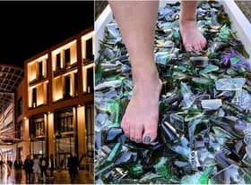 St James Quarter is calling all daredevils to kick off their shoes and test their nerves by signing up for an adventurous charity walk over broken glass in aid of two local charities on Sunday June 12.