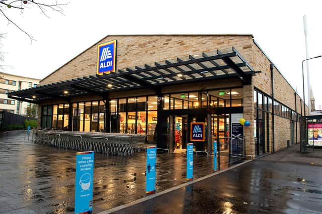 Much to Susan Morrison's excitement, a new Aldi store has opened in Leith (Picture: Andy Buchanan)