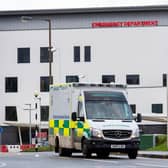 The accident and emergency department at the Royal Infirmary Edinburgh in Little France is being overwhelmed