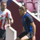 Aiden McGeady in action against Hearts for Sunderland in a pre-season friendly last July. Picture: SNS