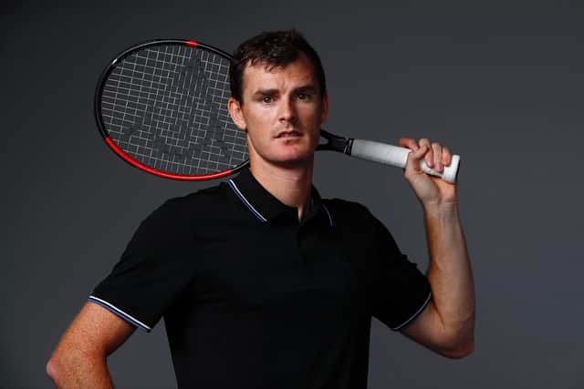 LONDON, ENGLAND - JUNE 22: Jamie Murray poses for a photo prior to Schroders Battle of the Brits at the National Tennis Centre on June 22, 2020 in London, England. (Photo by Clive Brunskill/Getty Images for Battle Of The Brits)
