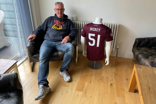 Grant Young has amassed 260 match-worn Hearts shirts.