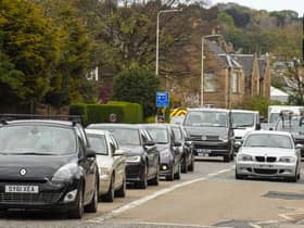 Without a railway station at Winchburgh, thousands more commuters could join the queues of traffic coming into Edinburgh.  Picture: Lisa Fergusom.