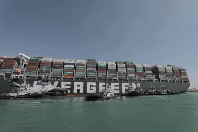 Ever Given boat reportedly freed from the Suez Canal.