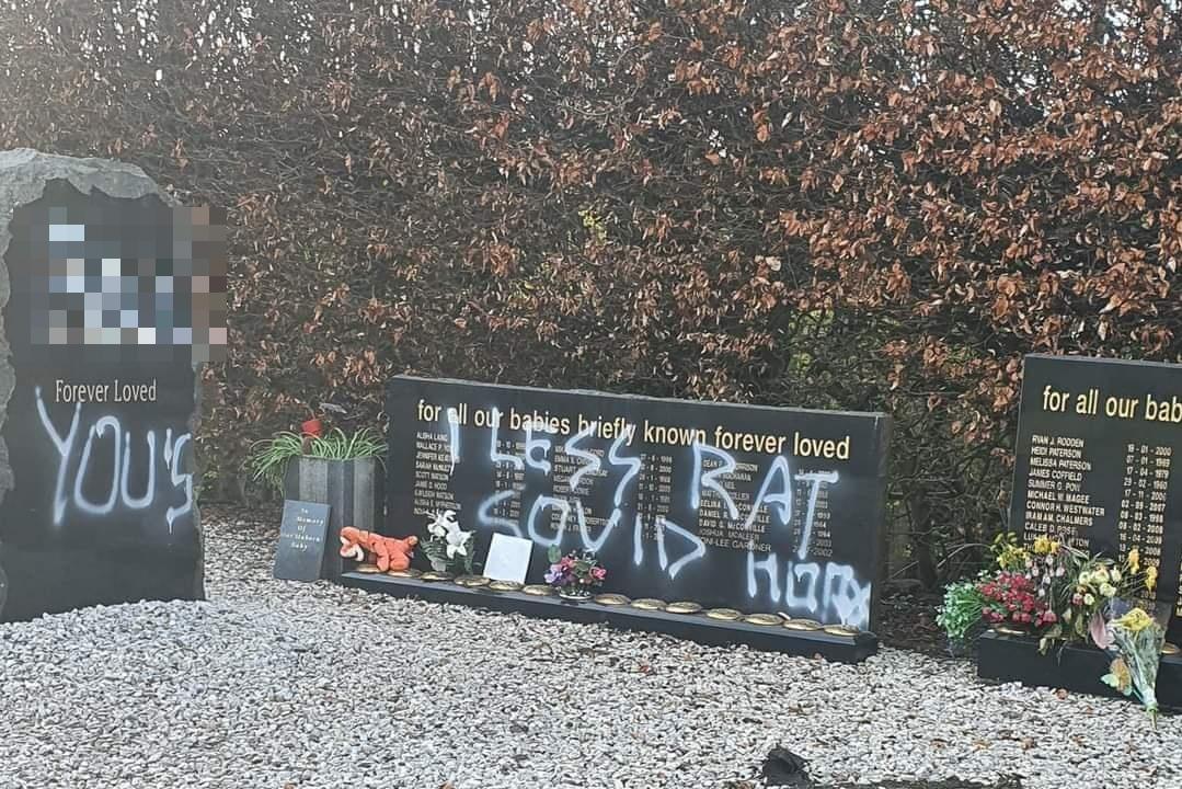 Dunfermline Cemetery graffiti: Sick attack on baby memorial sparks police investigation - Vimarsana News
