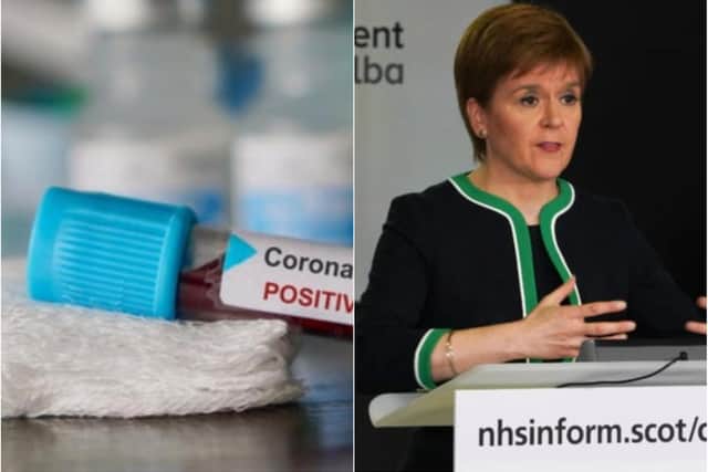 Nicola Sturgeon revealed there have been a further 58 deaths in Scotland in the past 24 hours.