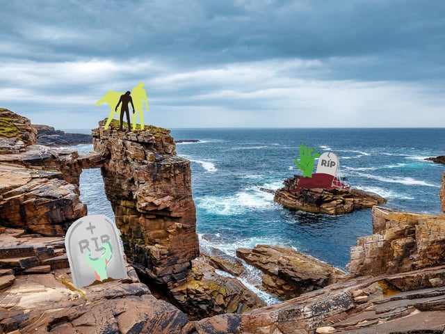 Think you're safe on an Island? Think again. Orkey Island would have 7,356 zombies roaming. Better learn to swim fast.