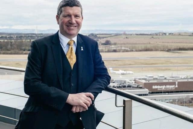 Edinburgh Airport chief executive Gordon Dewar.