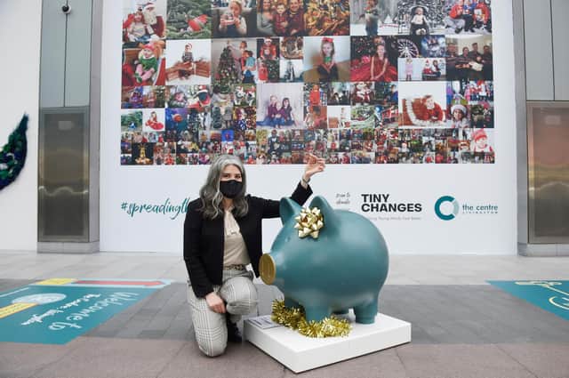 The Centre’s Gift of Kindness campaign includes a ‘Spirit of Christmas’ giant mural displayed in the mall which features a collage of photos entered into a competition by shoppers showcasing their happiest festive memories