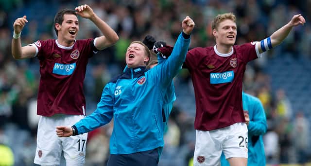 Hearts favourite Ryan McGowan revealed Marius Zaliukas had a real love for Hearts songs. Picture: SNS