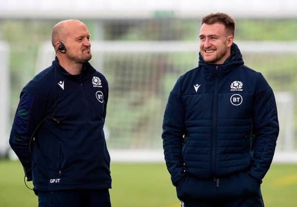 Scotland coach Gregor Townsend has picked Stuart Hogg at stand-off to face Italy. Picture: Craig Williamson/SNS