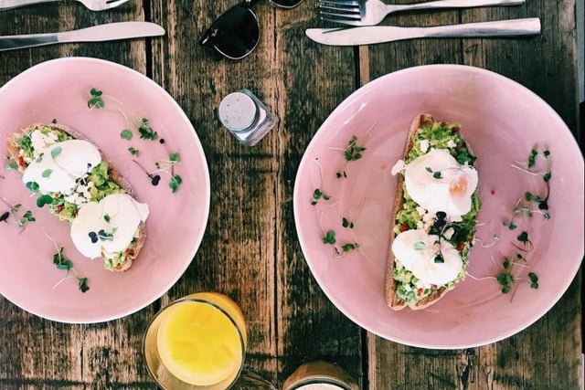 This pretty as a picture cafe is a great spot for brunch and health foods. There's a keen attention to detail here and even four-legged diners are well looked after with treats and dog beds.