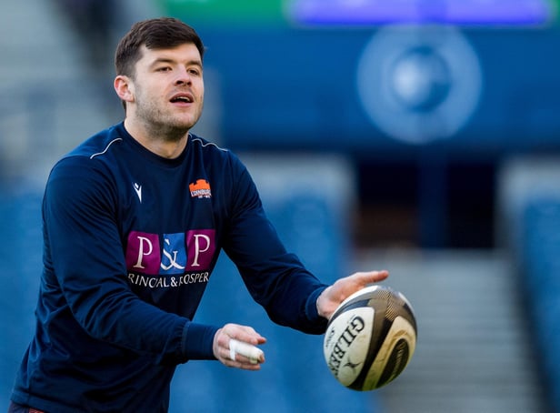 Blair Kinghorn has been picked at stand-off in the hope he will provide a creative threat for Edinburgh against Racing 92. Picture: Ross Parker/SNS