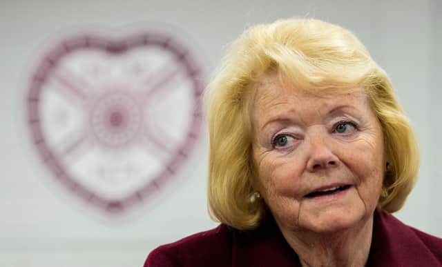 Hearts owner Ann Budge is angry at the SPFL decision.