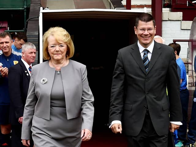 Hearts owner Ann Budge has accused SPFL chief Neil Doncaster of a lack of urgency and leadership.