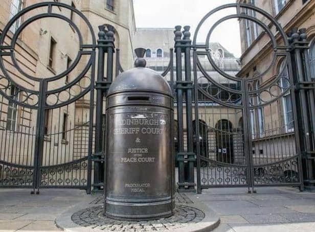 An East Lothian dad appeared at Edinburgh Sheriff Court after he was caught sending a naked picture of his daughter