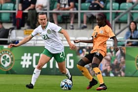 Ciara Grant preparing for the World Cup with a friendly against Zambia. (Photo by Charles McQuillan/Getty Images)