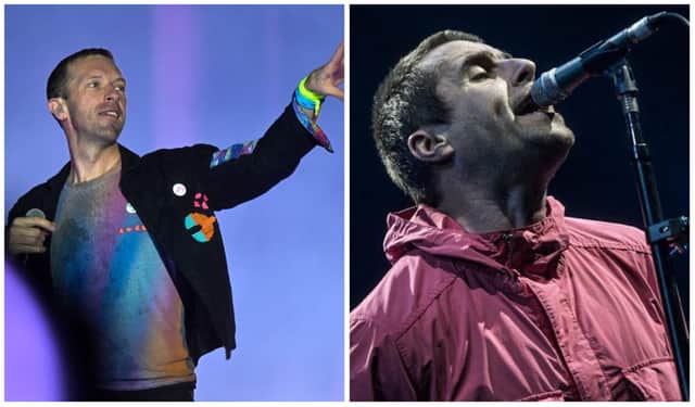 Coldplay se transmitirá en vivo en Edimburgo con el documental de Liam Gallagher